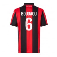 Billiga OGC Nice Hicham Boudaoui #6 Hemma fotbollskläder 2025-26 Kortärmad Billiga OGC Nice Hicham Boudaoui #6 Hemma fotbollskläder 2025-26 Kortärmad